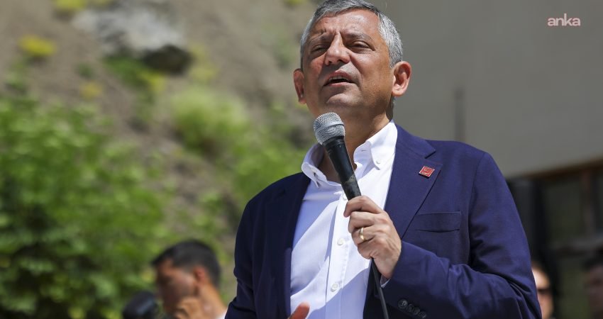 CHP Grup Başkanı Özgür Özel, "Bir siyasi partinin cumhurbaşkanı adayı