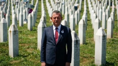 CHP Grup Başkanı Özgür Özel, Srebrenitsa Soykırımı'nın 31. yılı nedeniyle