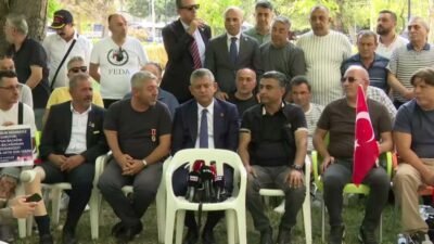 CHP Grup Başkanı Özgür Özel, Güvenpark’ta eşit özlük hakları talebiyle