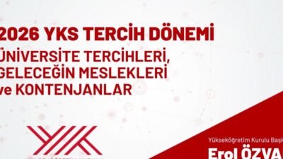 Yükseköğretim Kurulu Başkanı Erol Özvar, YKS tercih döneminde adaylara ilgi