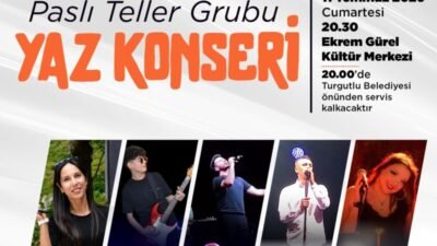 Turgutlu Belediyesi tarafından düzenlenen kültür ve sanat etkinlikleri kapsamında “Paslı