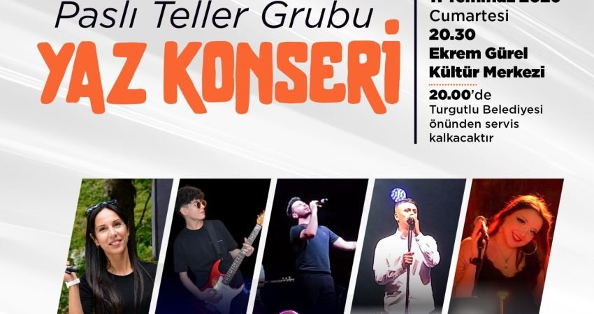 Turgutlu Belediyesi tarafından düzenlenen kültür ve sanat etkinlikleri kapsamında “Paslı