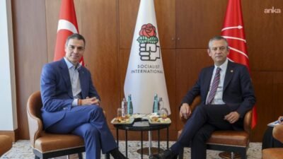 Soyalist Enternasyonel Başkanı ve İspanya Başbakanı Pedro Sánchez , CHP'den ayrılarak