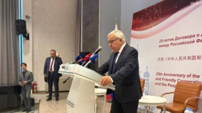 Rusya'nın Ankara Büyükelçiliği'nde, Rusya ile Çin arasında İyi Komşuluk ve