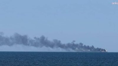 Rusya'nın Ukrayna'nın Odesa limanı açıklarında mısır taşıyan bir yük gemisine
