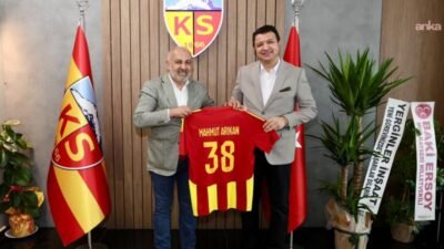 Saadet Partisi Genel Başkanı Mahmut Arıkan, Kayserispor Başkanı Ali Çamlı