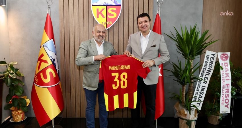 Saadet Partisi Genel Başkanı Mahmut Arıkan, Kayserispor Başkanı Ali Çamlı