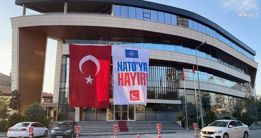 Saadet Partisi Genel Merkezi’nin dış cephesine, Ankara’da 7-8 Temmuz’da yapılacak