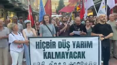 Samsun'da Gençlik örgütleri, Suruç Katliamı’nın 11. yılında düzenledikleri basın açıklamasında