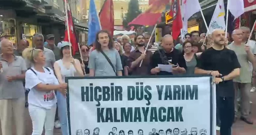 Samsun'da Gençlik örgütleri, Suruç Katliamı’nın 11. yılında düzenledikleri basın açıklamasında