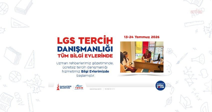 Sancaktepe Belediyesi, LGS  kapsamındaki merkezi sınav sonuçlarının açıklanmasının ardından