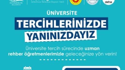 Seferihisar'da üniversite adaylarına yönelik ücretsiz tercih danışmanlığı hizmeti başlatıldı. 