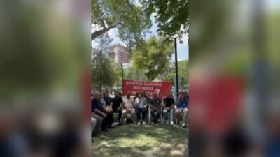 Güvenpark'ta 11 gündür hak arayan gazi ve şehit ailelerini ziyaret
