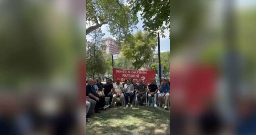 Güvenpark'ta 11 gündür hak arayan gazi ve şehit ailelerini ziyaret