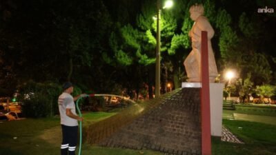 Şehzadeler Belediyesi Park ve Bahçeler Müdürlüğü, gündüz saatlerinde etkili olan