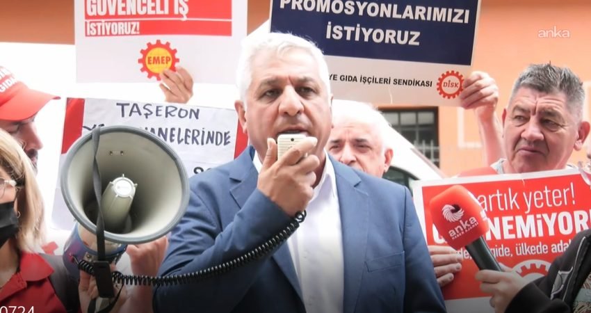 EMEP Genel Başkanı Seyit Aslan, 12 gündür eylemlerini sürdüren Çapa