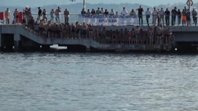 Sinop'ta, 1 Temmuz günü hava muhalefeti nedeniyle ertelenen Kabotaj Kanunu'nun