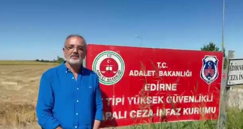 DEM Parti Ağrı Milletvekili Sırrı Sakık, Edirne Cezaevi’nde Selahattin Demirtaş