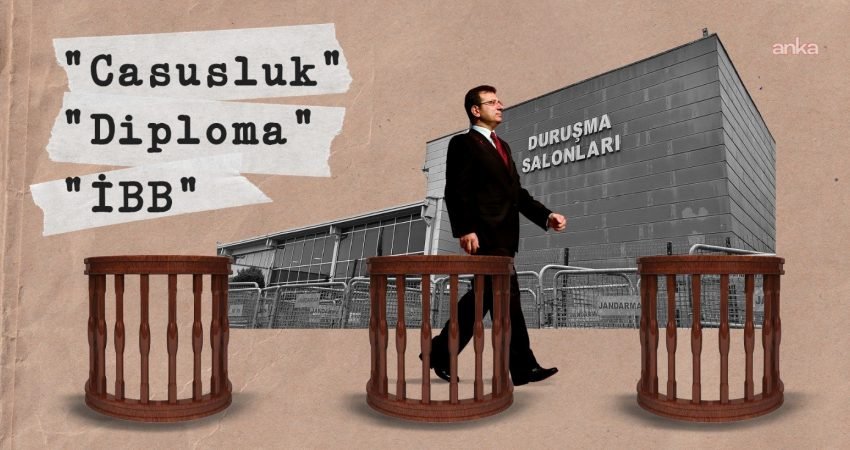 İstanbul 25. Ağır Ceza Mahkemesi "siyasi casusluk" davasında Ekrem İmamoğlu,