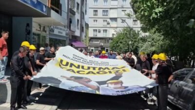 Bağımsız Maden-İş Sendikası’nın önceki dönem Genel Başkanı Tahir Çetin ile