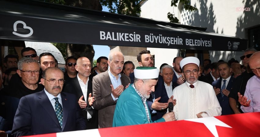 TBMM Başkanı Numan Kurtulmuş, Balıkesir Milletvekili Ali Taylan Öztaylan'ın babası,