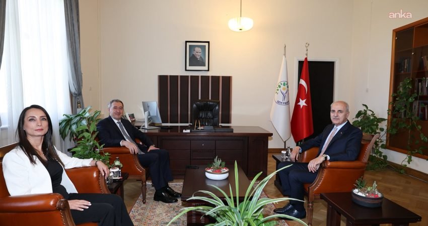 TBMM Başkanı Numan Kurtulmuş'un, basına kapalı gerçekleştirilen DEM Parti Eş