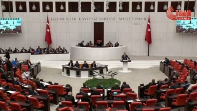 CHP Zonguldak Milletvekili Deniz Yavuzyılmaz, TBMM Genel Kurulu'nda görüşülen kanun