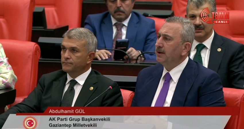 TBMM Genel Kurulu'nda AK Parti Grup Başkanvekili Abdulhamit Gül, 6 Şubat