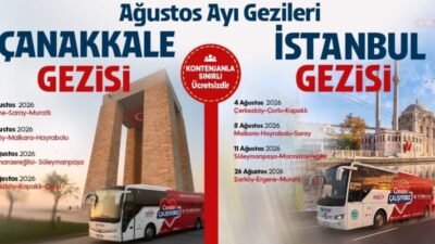 Tekirdağ Büyükşehir Belediyesi, vatandaşları tarihi ve kültürel mirasla buluşturacak ağustos