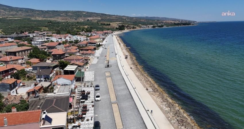 Tekirdağ Büyükşehir Belediyesi, Şarköy Eriklice Sahil Yolu'nu baştan sona yenileyerek