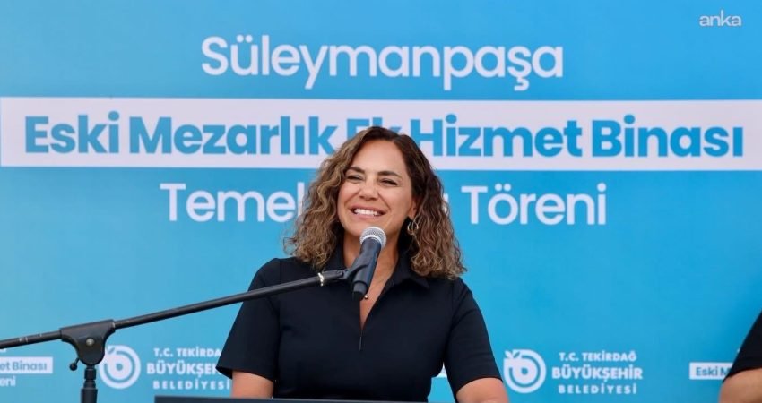 Tekirdağ Büyükşehir Belediyesi, Süleymanpaşa 100. Yıl Mahallesi'nde düzenlenen törenle Mezarlık,