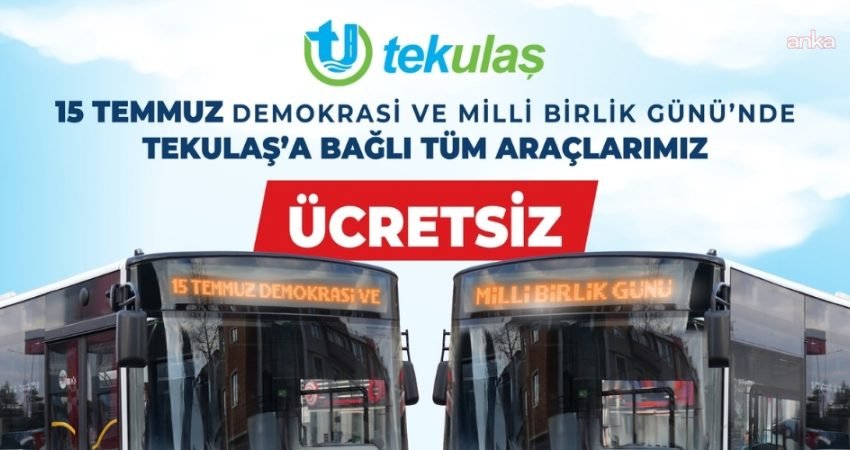 Tekirdağ Büyükşehir Belediyesi bünyesinde hizmet veren TEKULAŞ’a bağlı tüm toplu