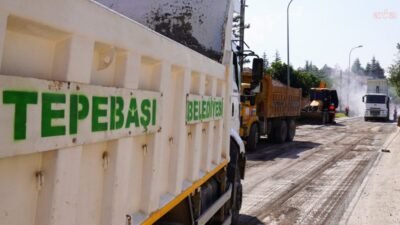 Tepebaşı Belediyesi Fen İşleri Müdürlüğü ekipleri, mevsim şartları doğrultusunda hazırlanan