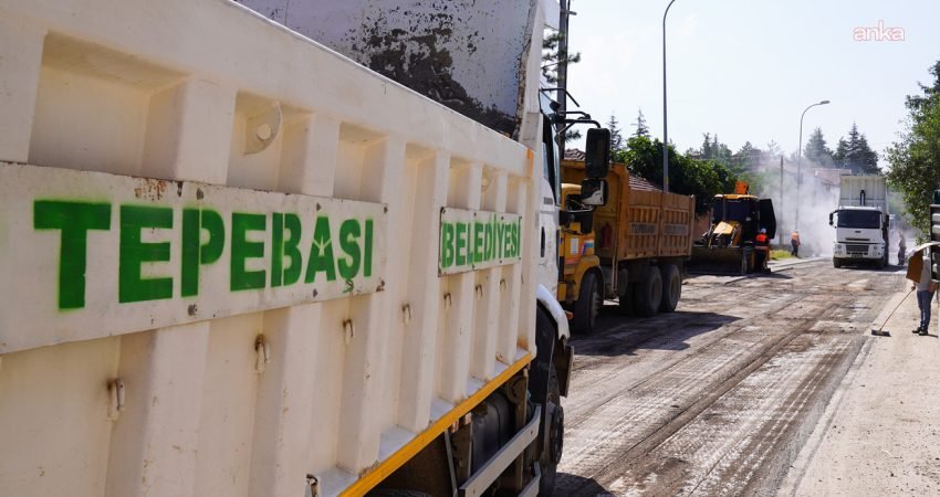 Tepebaşı Belediyesi Fen İşleri Müdürlüğü ekipleri, mevsim şartları doğrultusunda hazırlanan