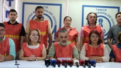 TMMOB Eskişehir İl Koordinasyon Kurulu Sekreteri Salih Eğerci, çalışanların ve