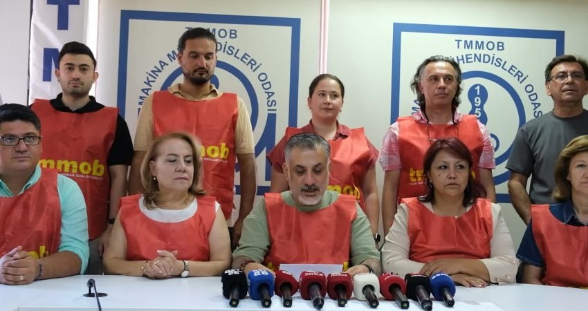 TMMOB Eskişehir İl Koordinasyon Kurulu Sekreteri Salih Eğerci, çalışanların ve