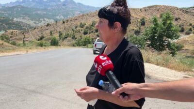 Tunceli merkez Cumhuriyet Mahallesi'nde yaşayan Fatma Büyüktaş, kendisine ait arsadan