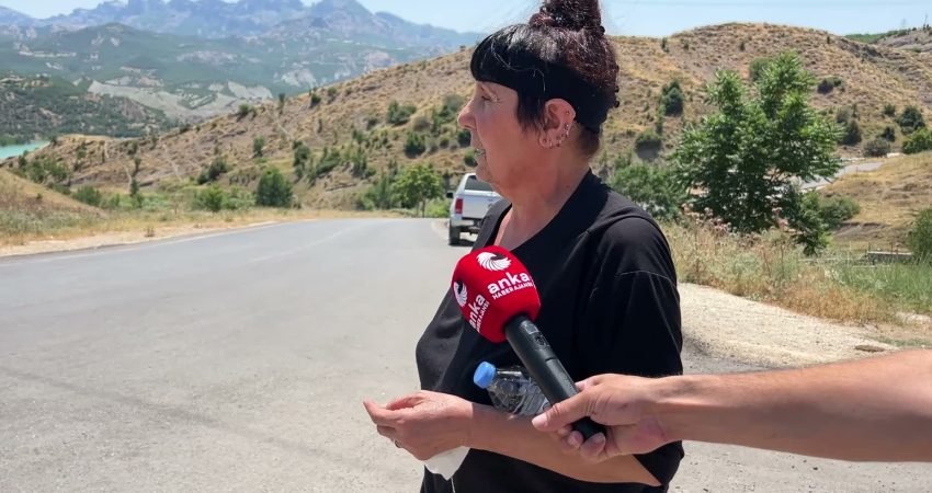 Tunceli merkez Cumhuriyet Mahallesi'nde yaşayan Fatma Büyüktaş, kendisine ait arsadan