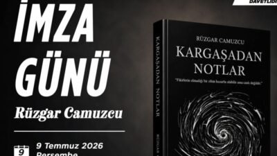 Turgutlu Belediyesi, genç yazar Rüzgar Camuzcu’nun “Kargaşadan Notlar” kitabını, 9