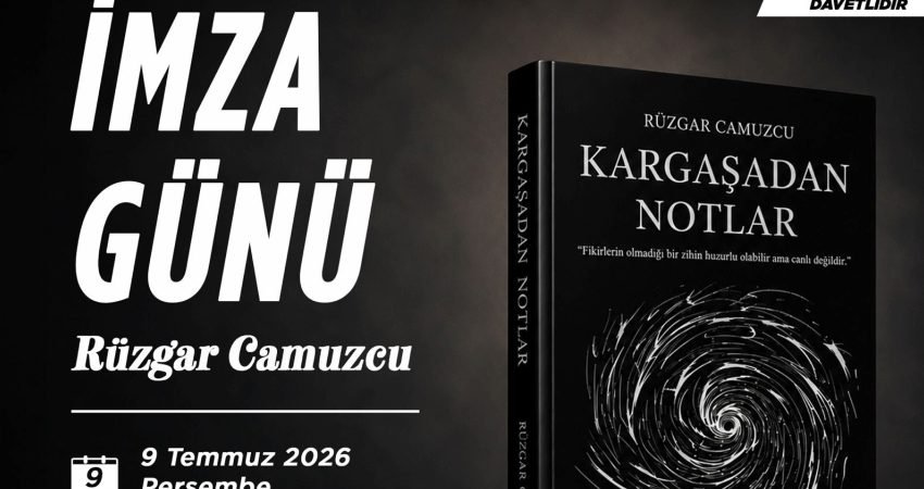 Turgutlu Belediyesi, genç yazar Rüzgar Camuzcu’nun “Kargaşadan Notlar” kitabını, 9