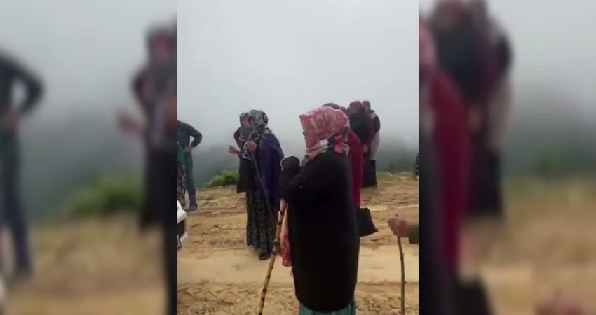 Ordu’nun Korgan ilçesinde yurttaşlar, Taşyapı firmasının Turnalık Yaylası’ndaki maden sondaj