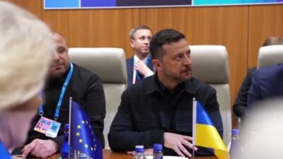Ukrayna Cumhurbaşkanı Volodimir Zelenski, NATO Liderler Zirvesi kapsamında Avrupa Komisyonu