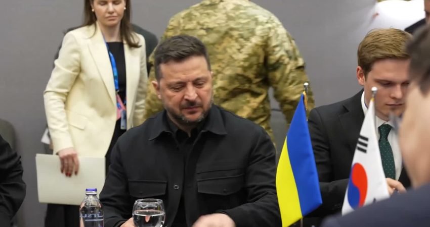 Ukrayna Devlet Başkanı Volodimir Zelenski, NATO Zirvesi kapsamında Ankara'da Güney