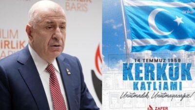 Zafer Partisi Genel Başkanı Ümit Özdağ, "Zafer Partisi Irak Türkmenlerini,