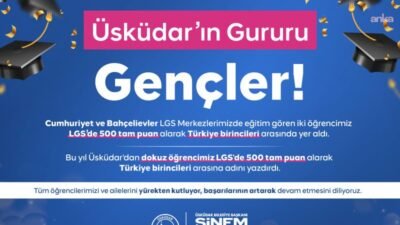 Üsküdar Belediyesi tarafından öğrencilerin sınav hazırlık süreçlerini desteklemek amacıyla hizmet