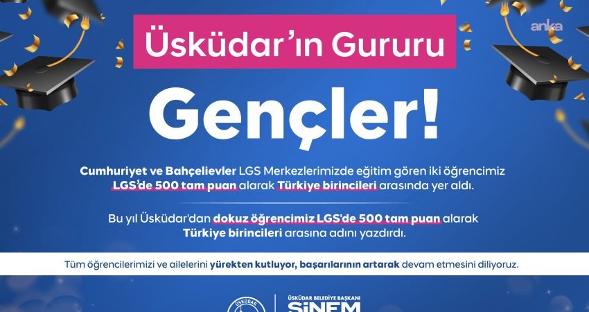 Üsküdar Belediyesi tarafından öğrencilerin sınav hazırlık süreçlerini desteklemek amacıyla hizmet