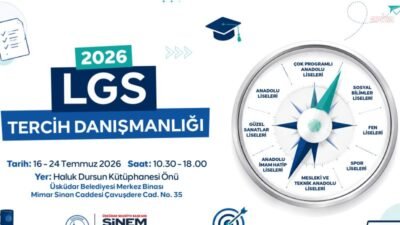 Üsküdar Belediyesi, LGS tercih döneminde öğrencilere ücretsiz danışmanlık hizmeti verecek.