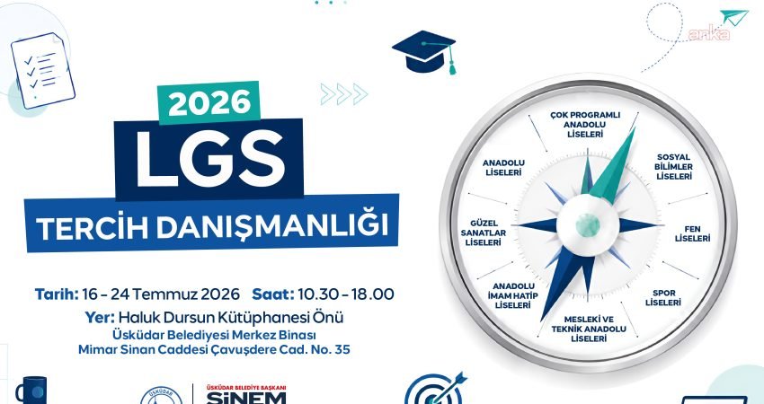 Üsküdar Belediyesi, LGS tercih döneminde öğrencilere ücretsiz danışmanlık hizmeti verecek.