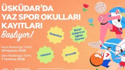 Üsküdar Belediyesi, çocukların yaz tatilini sporla ve eğlenceyle değerlendirmesini sağlamak