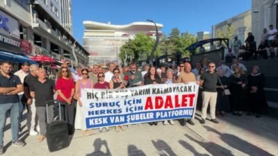 KESK Van Şubeler Platformu öncülüğünde düzenlenen açıklamada, Suruç Katliamı’nın aydınlatılması